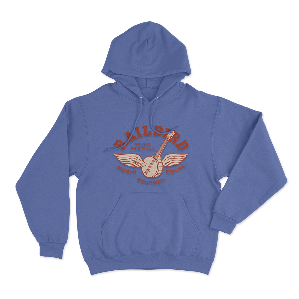 Banjo Lineup Unisex Hoodie Blue Banjo Lineup Unisex Hoodie Blue