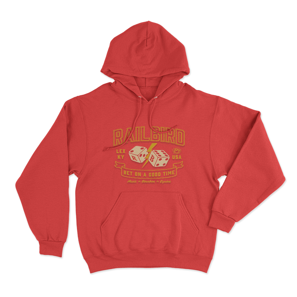 Dice Lineup Unisex Hoodie Red Dice Lineup Unisex Hoodie Red