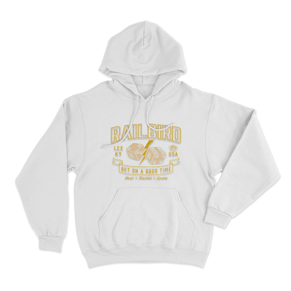 Dice Lineup Unisex Hoodie White Dice Lineup Unisex Hoodie White