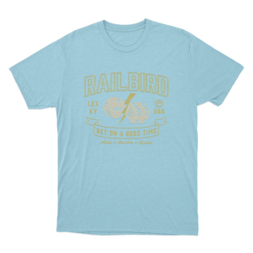 Dice Lineup Unisex T Shirt Sky Blue Dice Lineup Unisex T Shirt Sky Blue