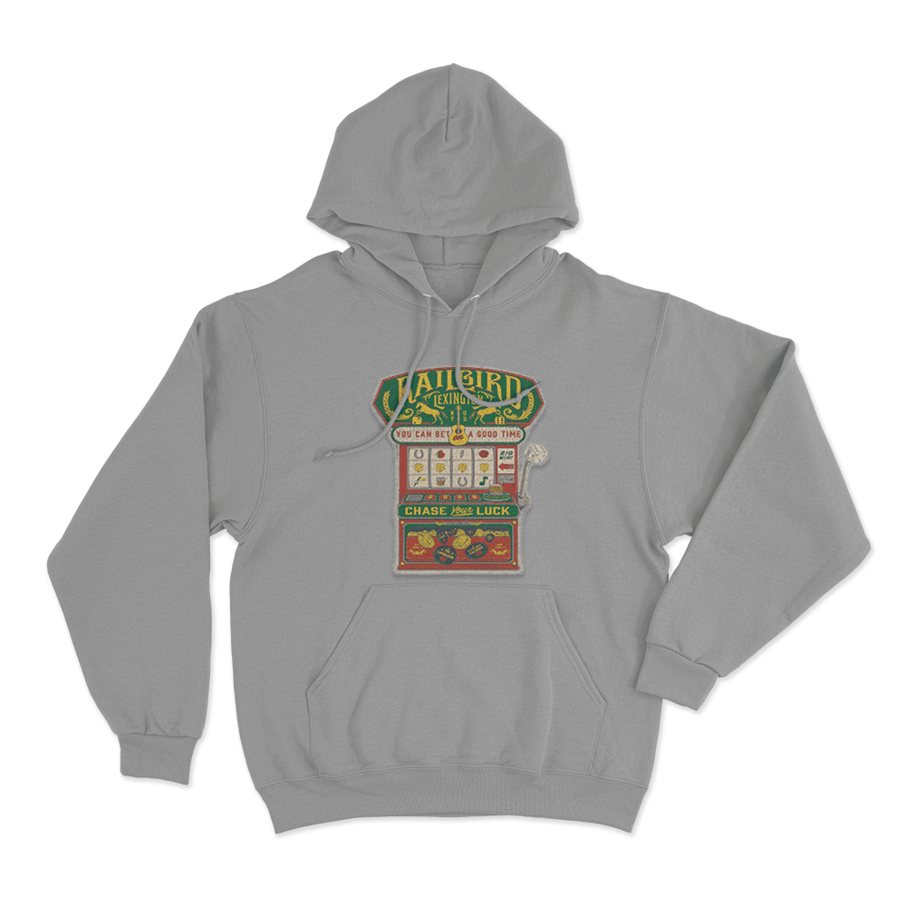 Slot Machine Lineup Unisex Hoodie Grey Slot Machine Lineup Unisex Hoodie Grey