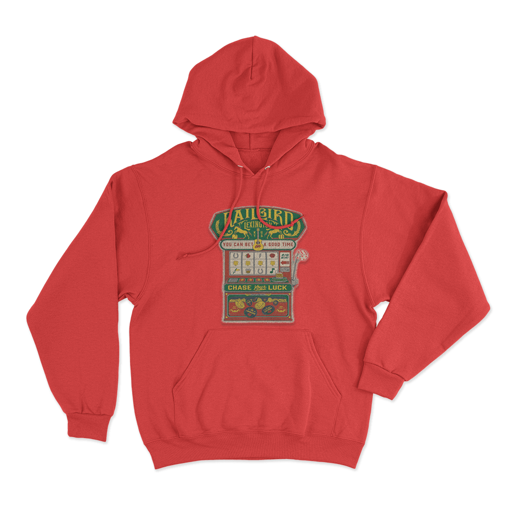 Slot Machine Lineup Unisex Hoodie Red Slot Machine Lineup Unisex Hoodie Red