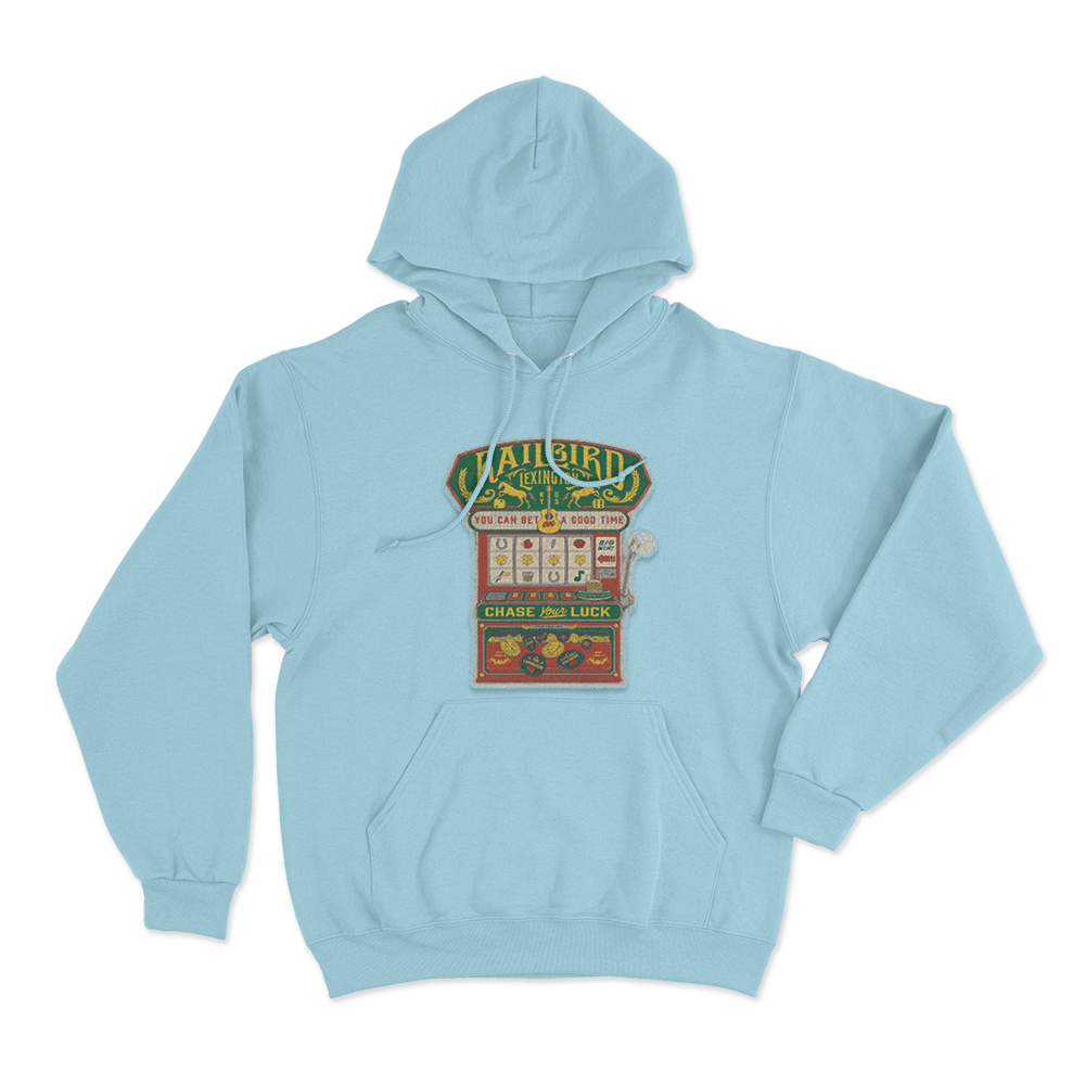 Slot Machine Lineup Unisex Hoodie Sky Blue Slot Machine Lineup Unisex Hoodie Sky Blue