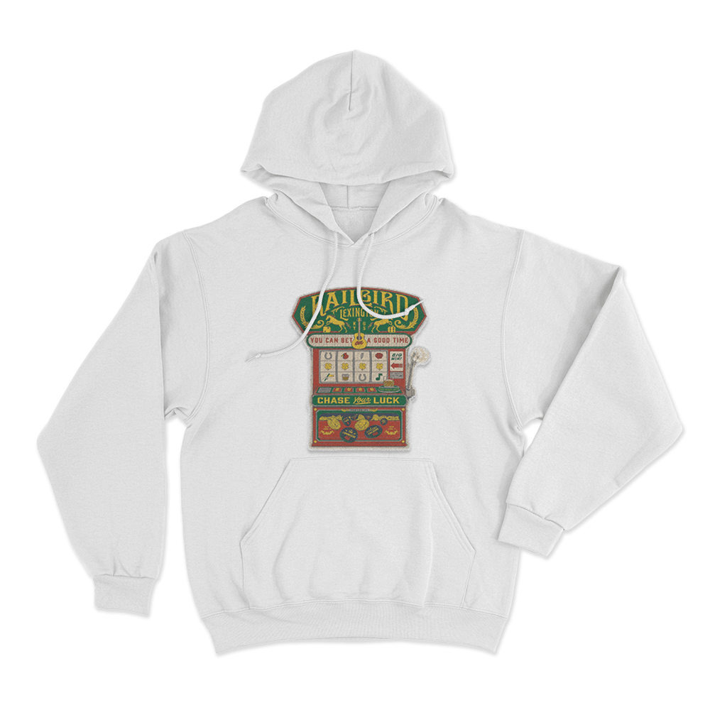 Slot Machine Lineup Unisex Hoodie White Slot Machine Lineup Unisex Hoodie White