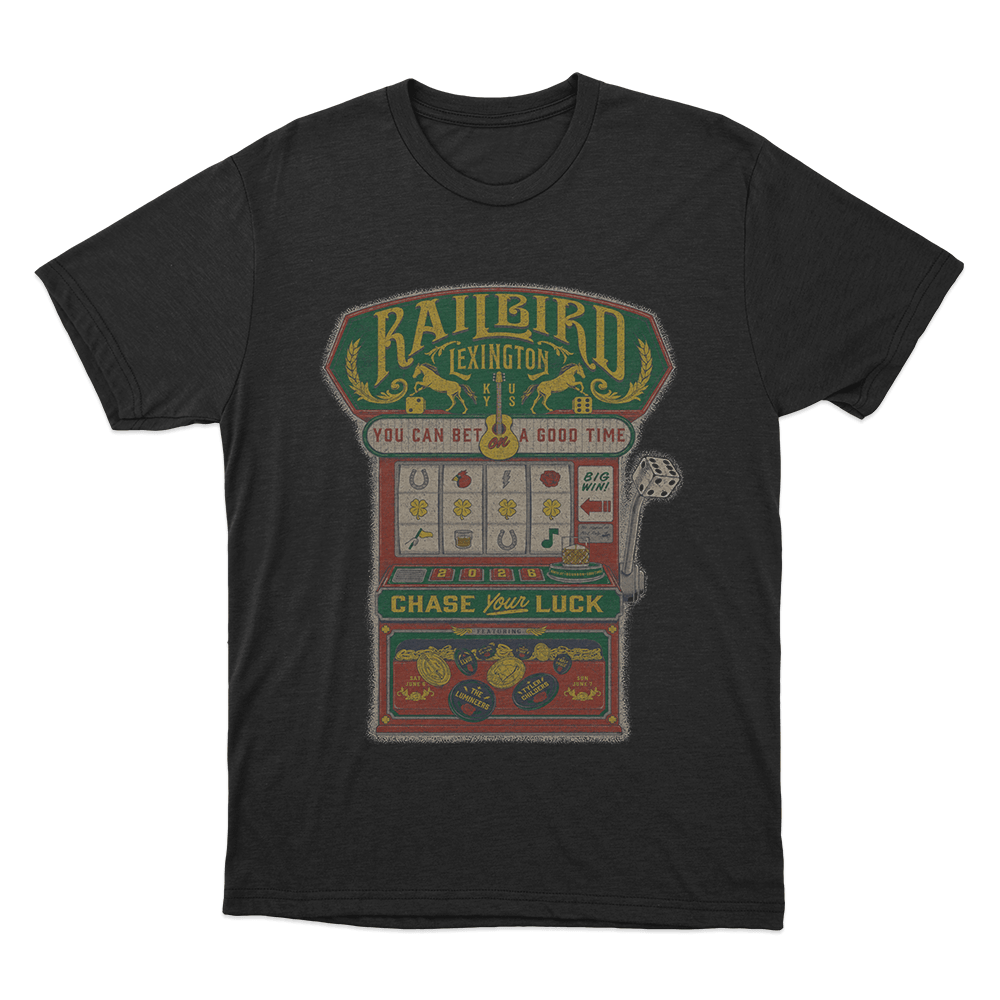 Slot Machine Lineup Unisex T Shirt Black Slot Machine Lineup Unisex T Shirt Black
