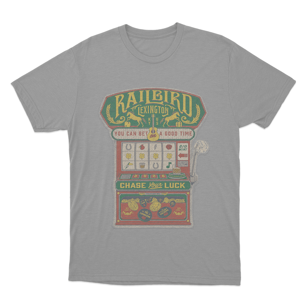 Slot Machine Lineup Unisex T Shirt Grey Slot Machine Lineup Unisex T Shirt Grey