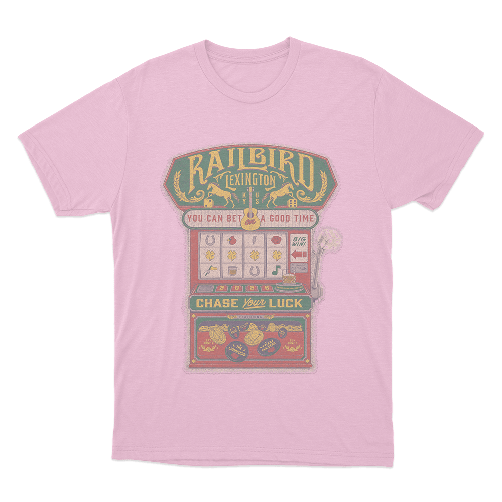 Slot Machine Lineup Unisex T Shirt Pink Slot Machine Lineup Unisex T Shirt Pink