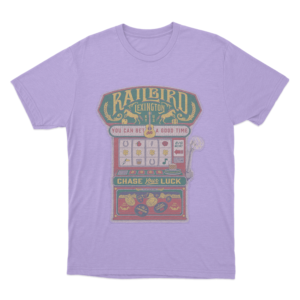 Slot Machine Lineup Unisex T Shirt Purple Slot Machine Lineup Unisex T Shirt Purple
