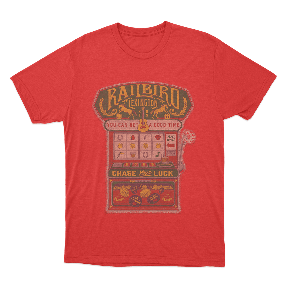 Slot Machine Lineup Unisex T Shirt Red Slot Machine Lineup Unisex T Shirt Red